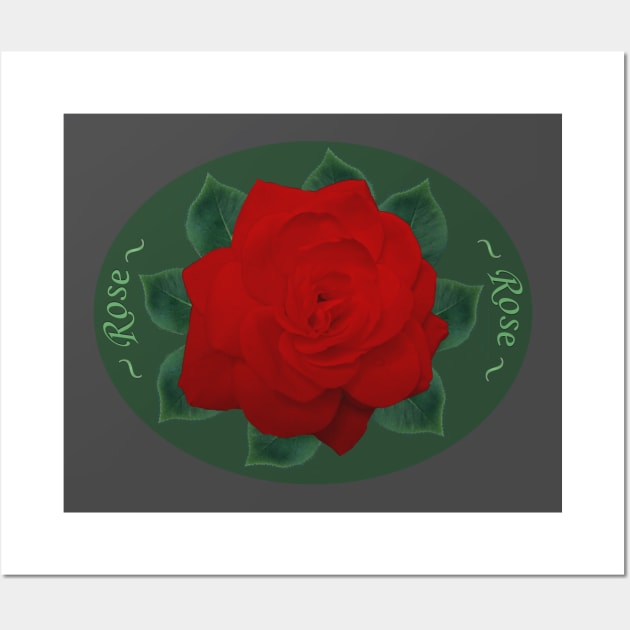 Red Rose Dream Wall Art by Suzette Ransome Illustration & Design